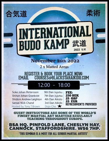 Budo Kamp Poster 2022